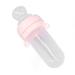 Buy Pink Silicone Baby Feeder & Squeezing Spoon - Skin-Friendly Safe Toothed Pacifier for Outdoor Use - Buy Online on GoSupps.com