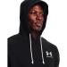 Under Armour Men's Rival Terry Short-Sleeve Hoodie - Black/Onyx White, X-Large - Buy Online on GoSupps.com