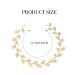 Yean Gold Leaf Wedding Headband for Bridesmaid and Flowergirls - 15.7 Inches - Buy Online on GoSupps.com