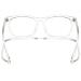 Cyxus Clear Blue Light Filter Gaming Glasses with UV Blocking - Square Frame Interchangeable Lens 01 - Buy Online on GoSupps.com