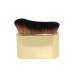 Siren Makeup Brush Pro Siren Brush Foundation Brush for Liquid Makeup Foundation Makeup Brush Body Lotion Brush Quick Makeup Tool Wave Shape Fit Skin Cream or Flawless Powder Cosmetics (gold) Golden