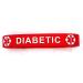 Diabetic Medical Alert Bracelet - Emergency Wristband for Diabetes (DB-121) - International Shipping Available - Buy Online on GoSupps.com