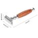 Portable Classic Vintage Men's Manual Shaver - Non-Slip Wooden Handle Double Edge (Mahogany) | International Shipping - Buy Online on GoSupps.com