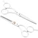 Hairdressing Shear Hair Cutting Barber Scissor 6.1 inch Stainless Steel Professional Haircut Thinning Scissor Portable Beginners Use for Families/Home/Pets/Barber Salon for Men and Women(Two-Piece) - Buy Online on GoSupps.com