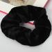 JUSTFOX XXL Velour Velvet Hair Tie - Black Ponytail Holder & Scrunchie for Superior Hold | Shop Internationally - Buy Online on GoSupps.com