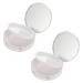 Beavorty 2pcs Storage Box Cosmetic Powder Case Powder Puff Case Powder Compact Case DIY Powder Case