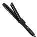K&K 1 1/4 Inch Clipped Curling Iron with Tourmaline Ceramic Barrel  Professional 1.25 Inch Hair Curler Curling Iron up to 450 F Dual Voltage for Traveling  Hair Waving Style Black
