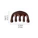 Wood Massage Comb - Sandalwood Head Scalp Comb | No Static Wide Teeth Hair Comb for Scalp Care - Buy Online on GoSupps.com