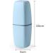 YWJLQH 5x Toothbrush & Toothpaste Holder - Compact Travel Organizer for Bathroom & Outdoor - Light Blue - Buy Online on GoSupps.com