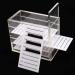 WoHen 5-Layer Acrylic False Eyelash Organizer Case - Makeup Storage Box for Lash Extension - Buy Online on GoSupps.com
