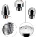 Nozzle Shower 3 Heads Aluminum Cleansing System - Silver Colonic Douche Cleaner for Ultimate Hygiene - Buy Online on GoSupps.com
