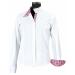 Equine Couture Children's Kelsey Long Sleeve Show Shirt 10 White/Pink