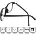 Mini Designer Glasses 4-Pack: 3 Reading Glasses & 1 Sun Reader - Unisex Lightweight Flex Hinges Stylish 1.5 Diopters - Buy Online on GoSupps.com