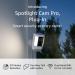 Introducing Ring Spotlight Cam Pro, Plug-In | 3D Motion Detection, Two-Way Talk with Audio+, and Dual-Band Wifi (2022 release) - White 1 Pack White
