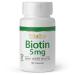 Biotin capsules highly dose free of undesirable additives vitamin B7 capsules B vitamins biotin 5 mg / 5000 mcg skin hair nails.Vegan (90 capsules) Vitality Nutritionals by Vitaminexpress