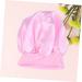 Silky Satin Sleep Cap for Curly Hair | Wide Side Bonnet Shower Cap | Pink | 1pc - Buy Online on GoSupps.com
