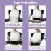 Adjustable Posture Corrector Brace Belt | Shoulder Waist & Back Support for Humpback | Improve Posture with 2 Plates | M Code D - Buy Online on GoSupps.com