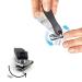CAREOR 360 Rotatable Stainless Steel Nail Clipper - Ergonomic Sharp Blade for Easy Finger & Toenail Trimming - Black - Buy Online on GoSupps.com