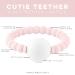 Ryan and Rose Cutie Teether Rattle - Pink | Silicone Teething Toy - Buy Online on GoSupps.com