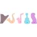 Shop 5pcs Silicone Teething Toys - Educational & Soft Food Safe Baby Kaubeißring - Buy Online on GoSupps.com