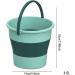 Sand Buckets Portable Folding Bucket with Sturdy Handle Foldable Sand Bucket Folding Silicone Bucket Portable Folding Bucket with Sturdy Handle Camping Bucket Foldable Bucket for Car small) Green - Buy Online on GoSupps.com