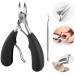 Toenail nail clippers suitable for thick nails and ingrown toenails large heavy-duty precision stainless steel nail clippers toe nail clippers specially designed for male/female/elderly/podiatrists