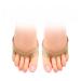 Cazaru Five-toe toe splinters forefoot pad from thumb valgus split-toe-toe half-boat socks separadores de los dedos pies superpuestos