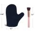 2 Pack Self Tanning Mitt and Brush Set - Sunless Fake Bake Tan Applicator Kit (Black) - Buy Online on GoSupps.com