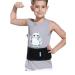 WENDYWU Kids Adjustable Waist Belt Brace Support Ballet Dance Protector Abdominal Band for Back (Black)