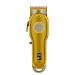 Full Metal Hairdresser Professional Hair Clipper Electric Cordless LCD Hair Clipper Gold and Silver Hair Clipper(D)