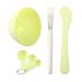 YEEPSYS Set of 4 Facial Mask Mixing Bowl Set Facemask Mixing Tool Kit with Face Mask Bowl  Stick Spatula  Measuring Cup face mask brush  DIY skin care tools for Women Girls