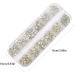 Dajidafu 1 Bag Glass Crystal Eye-catching Flat Bottom Perfect Match Personalized Nail Rhinestones Sweet Gift for Mobile Phone Type 3 - Buy Online on GoSupps.com