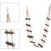 Zerodis Pet Hamster Rope Ladder for Birds Toy Soft Climbing Bridge for Bird Squirrel Adjustable Hanging Rope Suitable for Small Animals - Buy Online on GoSupps.com