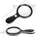 Handheld Large Magnifying Glass 10X Reading Magnifier for Seniors & Kids Magnifying Lens for Book Newspapers Reading Small Gift - Buy Online on GoSupps.com
