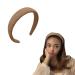 Brown Woven Straw Headband for Women Girls Wide Braid Headbands for Women Tan Boho Hairband Chunky Braided Head Band Beach Holiday Headbands Raffia Hair Accessories