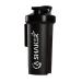 GA Shaker+ 2.0 The 7in1 Original Drinking Bottle/Water Bottle with Protein Shaker Function 1L (Black)