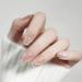BABALAL Square Press on Nails Medium Fake Nails Pink Chrome Glue on Nails Shiny Squoval Acrylic Nails for Women and Girls BBFNB03
