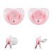 Kikkaboo Pacifier Savanna 6-18 Months - 2 Pack with Dust Cap & Ventilation Holes | Pink - International Shipping Available - Buy Online on GoSupps.com