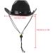 AWOCAN Cowboy Hat Pet Costume for Dogs & Cats - Black | Fun Holiday Party Decoration - Buy Online on GoSupps.com