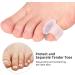 Carolhome 10 Pcs Pinky Toe Splint Gel Separators - Little Toe Spreader for Bunions & Hammer Toes - Bunion Relief (Clear) - Buy Online on GoSupps.com
