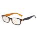 Eyekeper computer reading glasses with spring hinges in UV protection anti-blue rays glare protection and scratch-resistant glasses (yellow tinted glasses in black and yellow socket) BB40 lens-black/yellow 0.5 dioptries