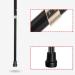 Ergonomic Forearm Crutches Aluminum Crutches for Adults Lightweight Non-Slip Crutches for Walking Support After Injury Or Surgery 10 Stops Adjustable Handicapped (Grey) Journey Black - Buy Online on GoSupps.com