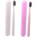 Mobestech 4pcs Toothbrush Set - Portable Toothpaste Gift for Lovers | Eco-Friendly PP Raw Material - Buy Online on GoSupps.com
