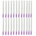 Beaupretty 100st nail extension gel made of fiberglass fiberglass nail shape for nailart nail fiber builder gel kit for fiber lail extension false fingernail fiber nails white manicure 100 pieces