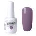 Vishine Soak-off Gel Polish Lacquer Nail Art UV LED Manicure Varnish 15ml (Medium Purple) #200