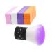 Housoutil 1 Set Nail Art Brush Manicure Kit Mushroom Cleaning Brush Headbands for Lash Extensions Nail Dust Collector Buffing Block Sanding Nail Gel Nails Gel Sponge Purple High Elasticity 6.3x2.7cm Purple