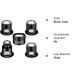 5 Pcs Jewelers Loupe Portable Monocular Magnifier with 30x36 mm Lens for Watch Jewelry Repair - 5X 10X 15X 20X Magnifying Glass Set - Buy Online on GoSupps.com
