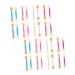 FOMIYES 120pcs Double Ended Eye Shadow Stick Makeup Brush Dual-side Eyeshadow Tool Woman Sponge