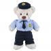Blue Police Outfit - 16inch/40cm - Teddy Bear Clothes - BEAR NOT INCLUDED 16" Police