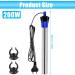 ABIEMUCE 200W Adjustable Aquarium Heater - 304 Stainless Steel Suction Cups Ideal for Fish Tanks (18-34 C 220V) - International Shipping - Buy Online on GoSupps.com